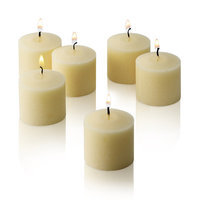 Light In The Dark Candles 10 Hour French Vanilla Scented Votive Candles (Set of 12) ivory LITD-V1012-FRNGVNILA