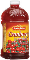 Springfield from Concentrate Cranberry Juice Cocktail 128 Oz Plastic Bottle