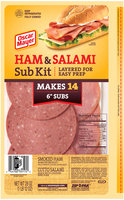 Oscar Mayer Ham & Salami Cold Cuts Sub Kit 28 oz. ZIP-PAK®