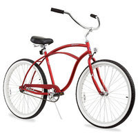 Firmstrong Urban Man Single Speed, Matte Red - Men's Cruiser Bicycle