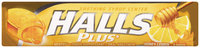 Halls Plus® Honey Lemon Cough Suppressant/Oral Anesthetic Menthol Drops 9 ct Pack