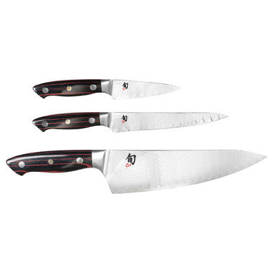 Williams Sonoma Shun Reserve 3-Piece Knife Starter Set | Williams-Sonoma