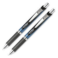 Pentel Refillable Metal Tip .7mm Retractable Gel Ink Pen, Black