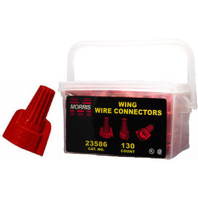 Morris Products Twisted Wing Handy Pack Connectors in Red