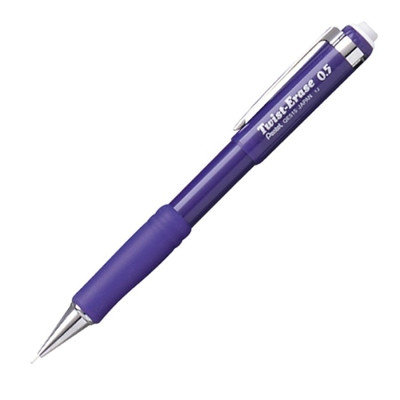 Pentel III Mechanical Pencil, .5mm Lead, Violet Barrel