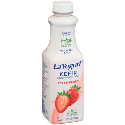 La Yogurt® Kefir Strawberry Lowfat Milk