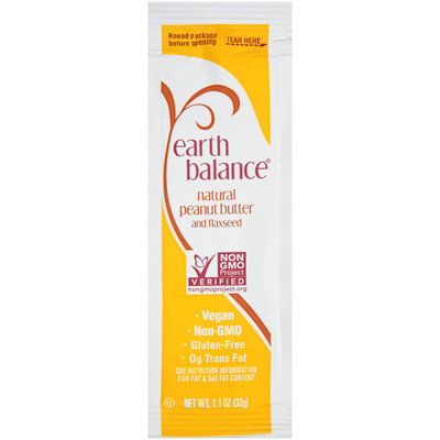 Earth Balance® Natural Peanut Butter and Flaxseed 1.1 oz. Pack