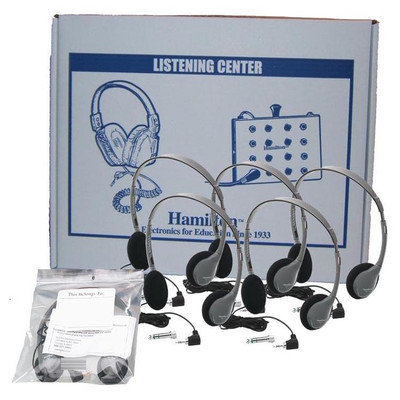 Hamilton Electronics LCB - 12 - HA2 Lab Pack- 12 HA2 Personal Headphones in a Laminated Carboard Carry Case