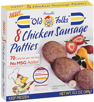 Purnell's Old Folks® Chicken Sausage Patties 8 ct Box