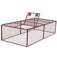Animal House Standard Duty Flat Covered Animal Pen/Cage Size: Super (90