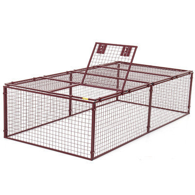 Animal House Standard Duty Flat Covered Animal Pen/Cage Size: Super (90