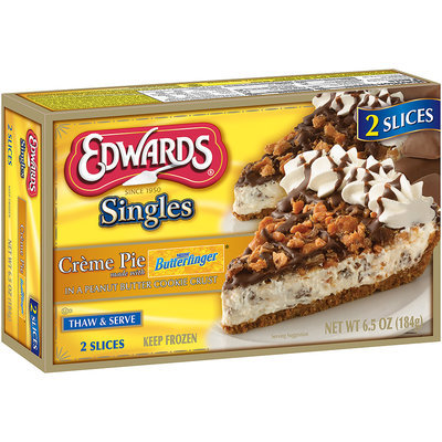 Edwards® Singles Creme Pie Made with Nestlé Butterfinger® 6.5 oz. Box