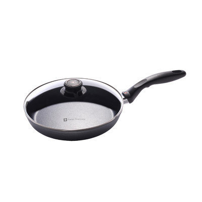 Swiss Diamond Nonstick 10 inch Induction Frying Pan w/Lid