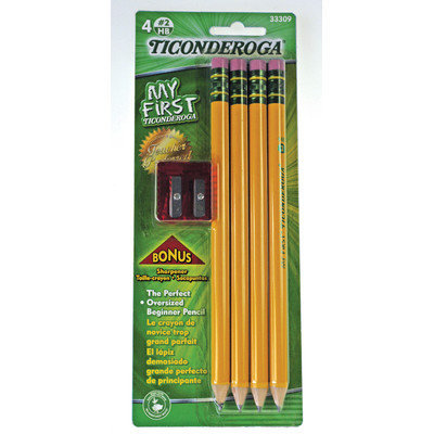 DIXON TICONDEROGA Large Size Pencil Kit With Sharpener