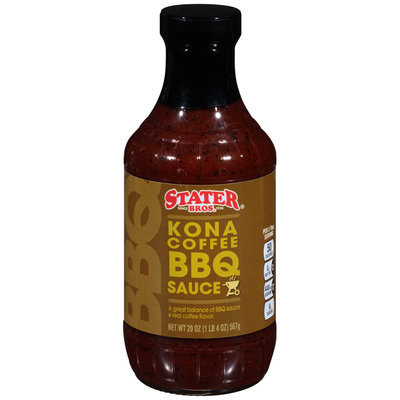 Stater Bros.® Kona Coffee BBQ Sauce 20 oz. Bottle