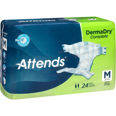 DDC20 Attends® DermaDry™ Complete Medium Briefs, 24 count