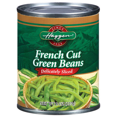 Haggen French Cut Delicately Sliced Green Beans 8 Oz Can
