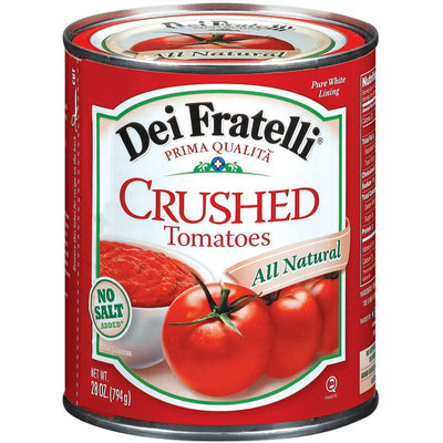 Dei Fratelli Crushed No Salt Added Tomatoes 28 Oz Can