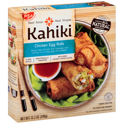 Kahiki® Chicken Egg Rolls with Sweet & Sour Sauce 4 ct Box