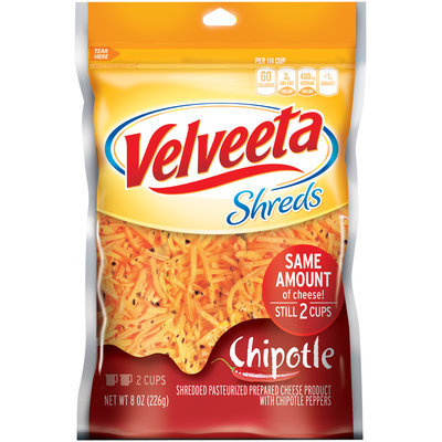 Kraft Chipotle Flavor Velveeta Shreds 8 oz. Bag