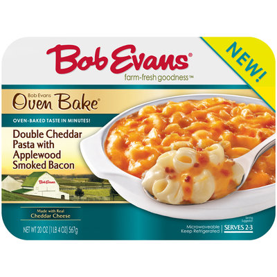 Bob Evans® Oven Bake® Double Cheddar Pasta with Applewood Smoked Bacon 20 oz. Tray