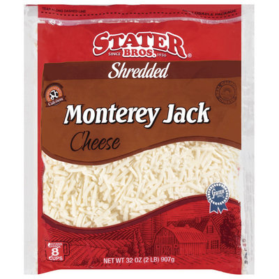 Stater Bros. Monterey Jack Shredded Cheese 32 Oz Bag