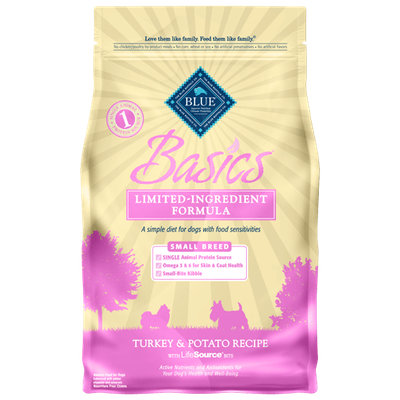 THE BLUE BUFFALO CO. BLUE™ Basics® Turkey & Potato Recipe For Small Breed Adult Dogs