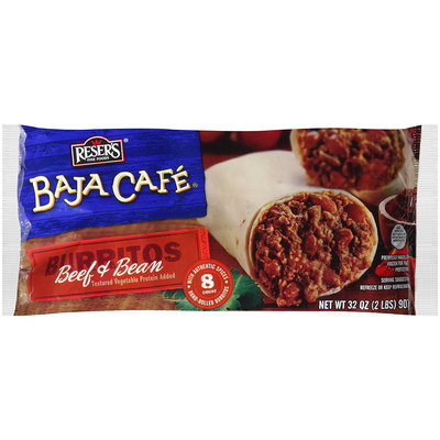 Reser's Fine Foods® Baja Cafe® Beef & Bean Burritos 32 oz. Bag