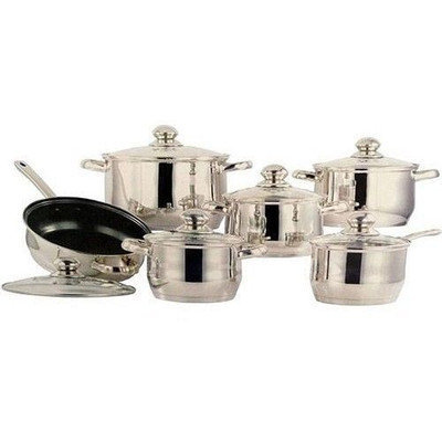 Concord 5-Layered Bottom 12 Piece Cookware Set