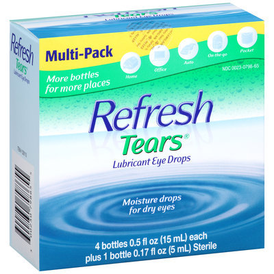 Refresh Tears® Lubricant Eye Drops 4-0.5 & 1-0.17 fl. oz. Bottles