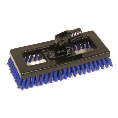 Syr Swivel Deck Brush BLK Bristles Color: Blue