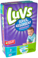 Stretch Luvs Super Absorbent Leakguards Diapers Size 2 40 Count