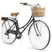 Xds Bikes Co. Women's Nadine 7-Speed Cruiser Bike Color: Black