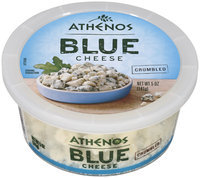 Athenos Blue Crumbled Cheese 5 Oz Tub
