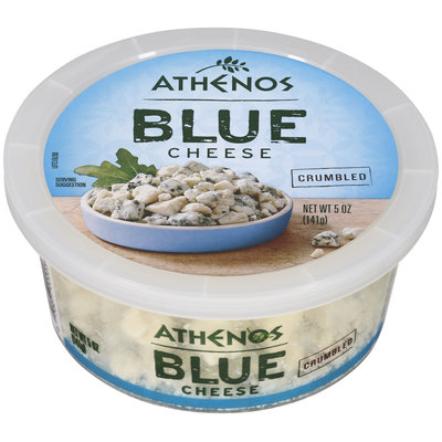 Athenos Blue Crumbled Cheese 5 Oz Tub