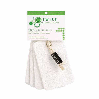 Twist FG-0123 4 Count Biodegradable Sponge Blossoms