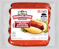 Farmer John® Red Hots Extra Hot! Smoked Sausage 8 ct Pack