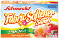 Schnucks Fresh Scent Fabric Softener Sheets 80 Ct Box