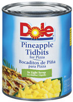 DOLE® Pineapple Tidbits for Pizza in Light Syrup