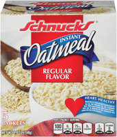 Schnucks® Instant Oatmeal Regular Flavor 5 packets