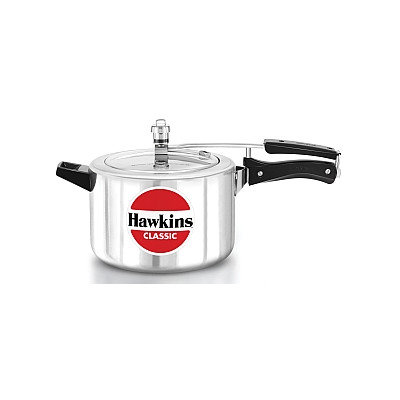 Hawkins Classic New Improved Aluminum Pressure Cooker Size: 5 L