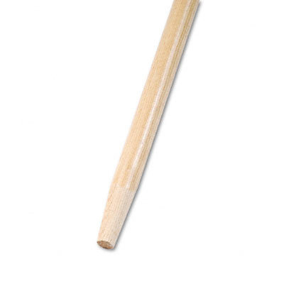 PROLINE BRUSH Tapered End Broom Handle, Lacquered Hardwood, 1-1/8 Dia. x 60 Long