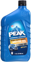 Peak® SAE 15W-40 Heavy Duty Diesel Motor Oil 1 qt. Bottle
