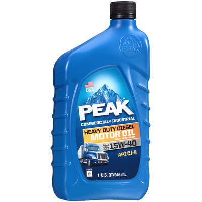 Peak® SAE 15W-40 Heavy Duty Diesel Motor Oil 1 qt. Bottle