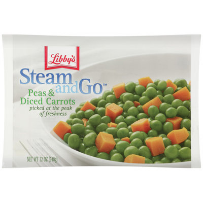 Libby's® Steam and Go™ Peas & Diced Carrots 12 oz