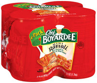 Chef Boyardee Mini Beef In Tomato & Meat Sauce 15 Oz Ravioli 4 Pk Pull-Top Cans