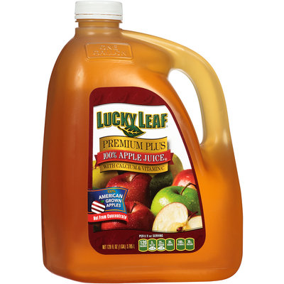 Lucky Leaf® Premium Plus 100% Apple Juice with Calcium & Vitamin C