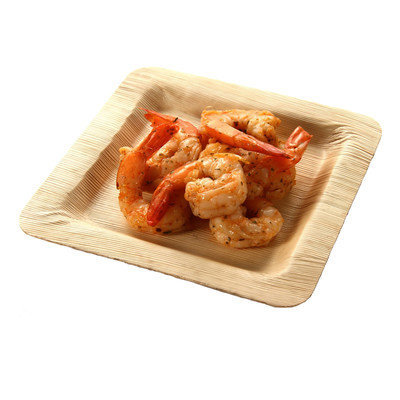 Restaurantware Square Bamboo Leaf Plate (100 Count) Size: Medium