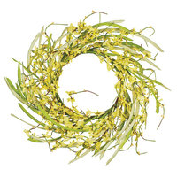 Oddity, Inc. Oddity Inc. 29538 6 in. Forsythia Candle Ring - Pack of 2