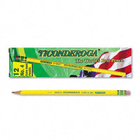 Dixon Ticonderoga Co. Dixon Ticonderoga 13884 Woodcase Pencil 2h 4 Yellow Barrel Dozen
